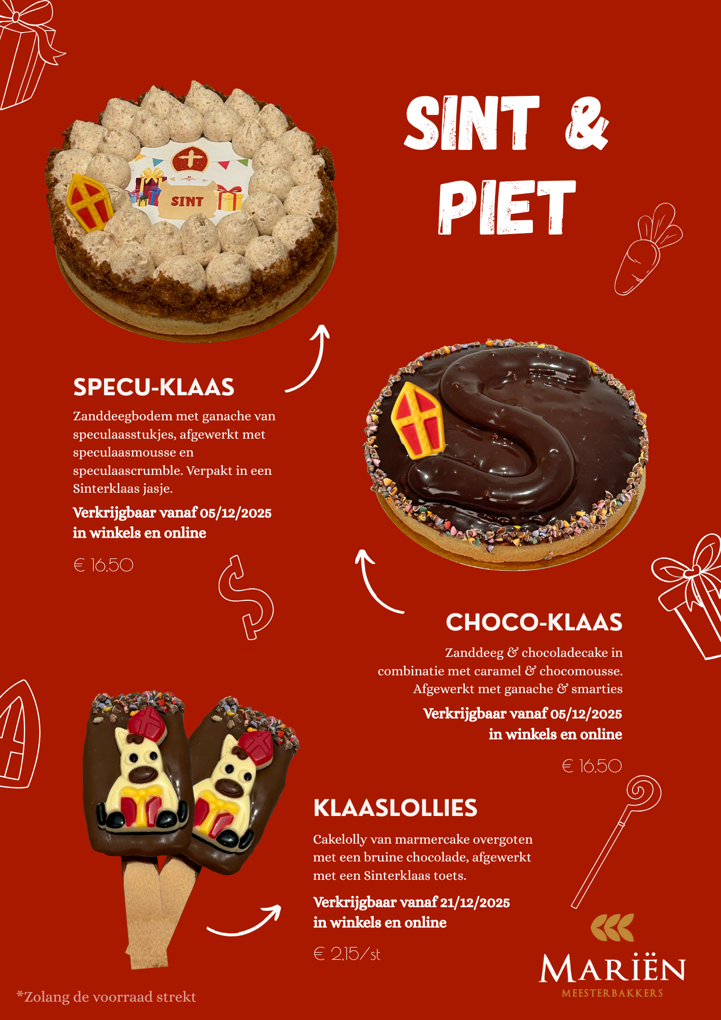 Decoratieve afbeelding bij het 'Sinterklaasgebak: tijdelijk en onweerstaanbaar  ' nieuwsbericht